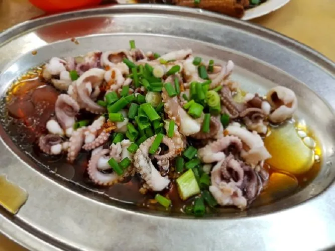 Tuck Kee Restaurant Baby Octopus in Soy Sauce, Ipoh Malaysia