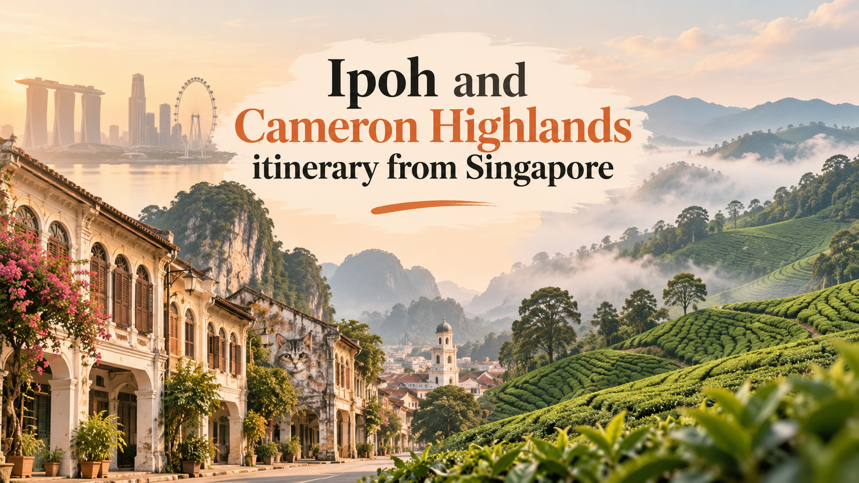 Ipoh and Cameron Highlands itinerary from Singapore